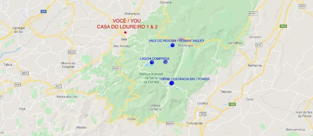 Casa Do Loureiro 1 - Seia - Serra Da Estrela Eksteriør bilde